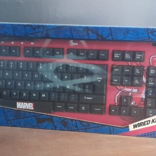 TECLADO CON CABLE XTK-M401IM (DISEÑO SLIM - MARVEL IRON MAN)- XTECH