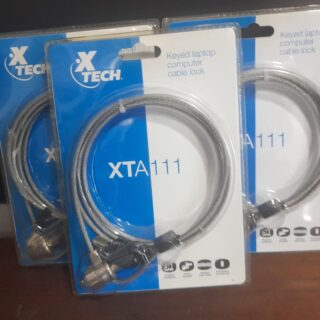 CABLE DE SEGURIDAD CON LLAVE PARA ORDENADOR PORTÁTIL XTA111 - XTECH