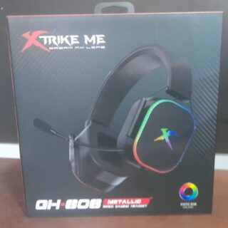 AURICULARES CON MICRÓFONO METÁLICOS GAMING GH-606 - XTRIKE ME