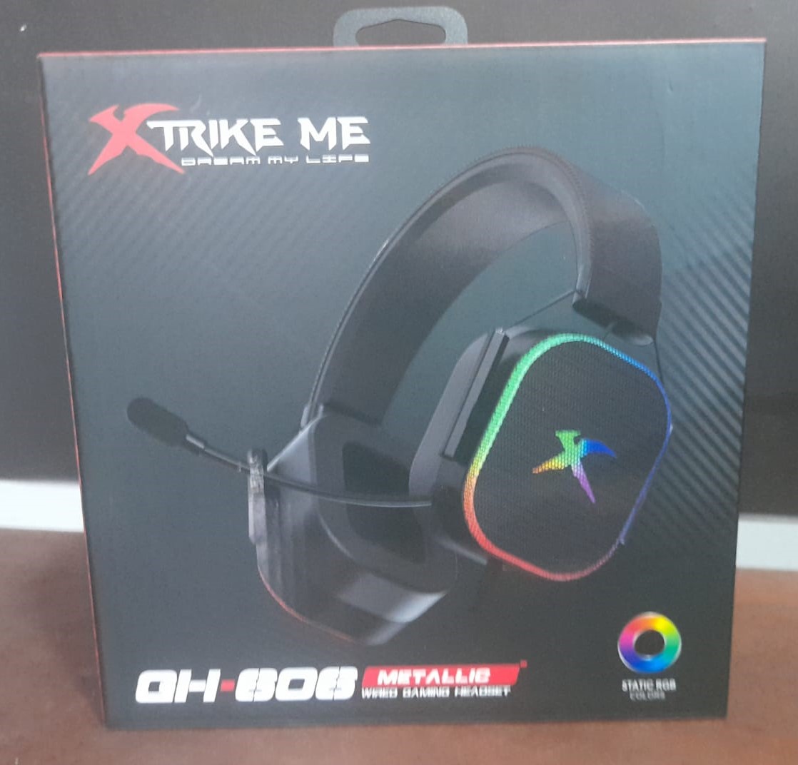 AURICULARES CON MICRÓFONO METÁLICOS GAMING GH-606 - XTRIKE ME