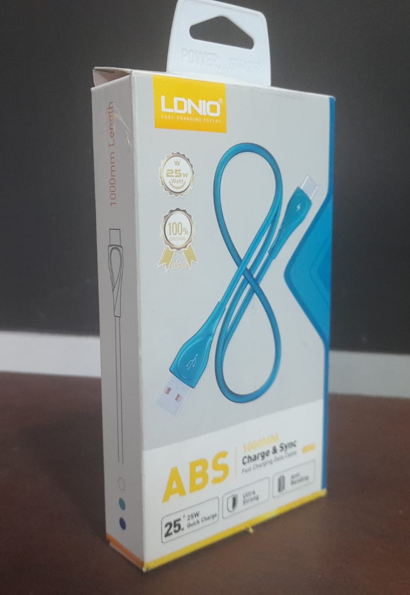 CABLE TIPO-C ABS 25W 1000MM - LDNIO