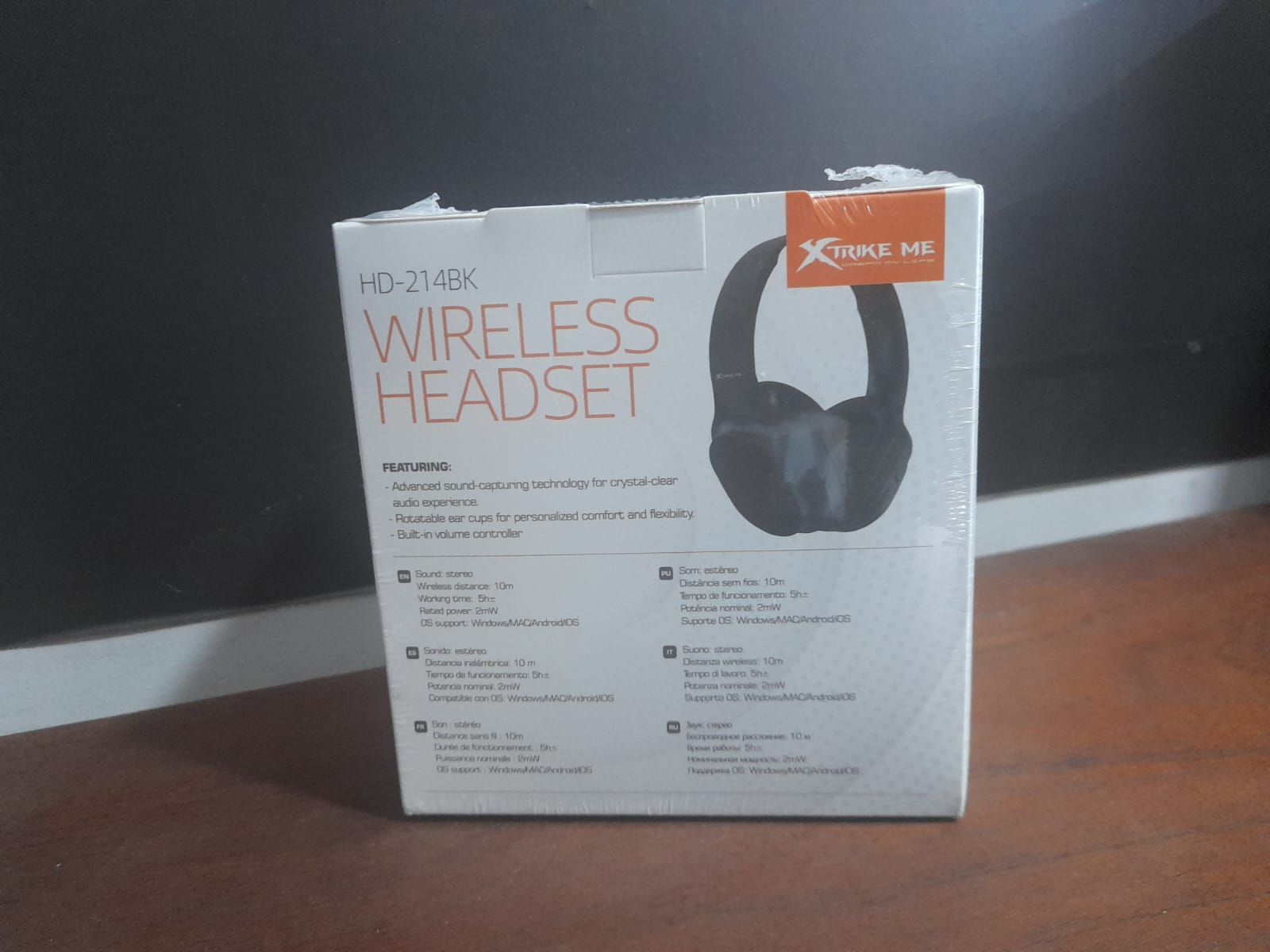 AURICULAR INALÁMBRICO HD-214BK - XTRIKE ME - Imagen 3