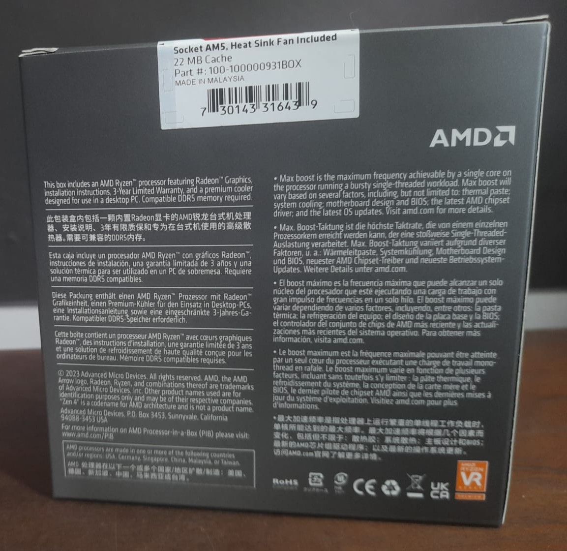 PROCESADOR AMD RYZEN 5 SERIE 8000 - Imagen 2