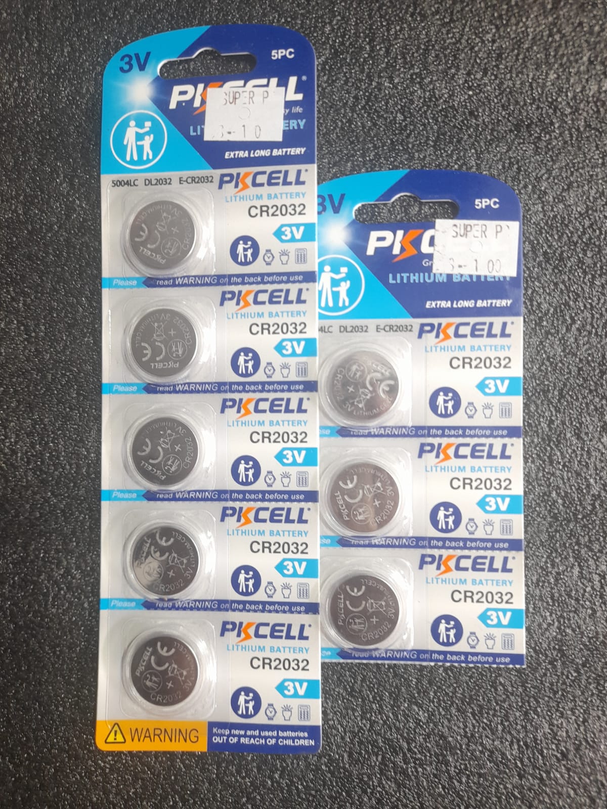 BATERÍAS PKCELL DE LITIO CR2032