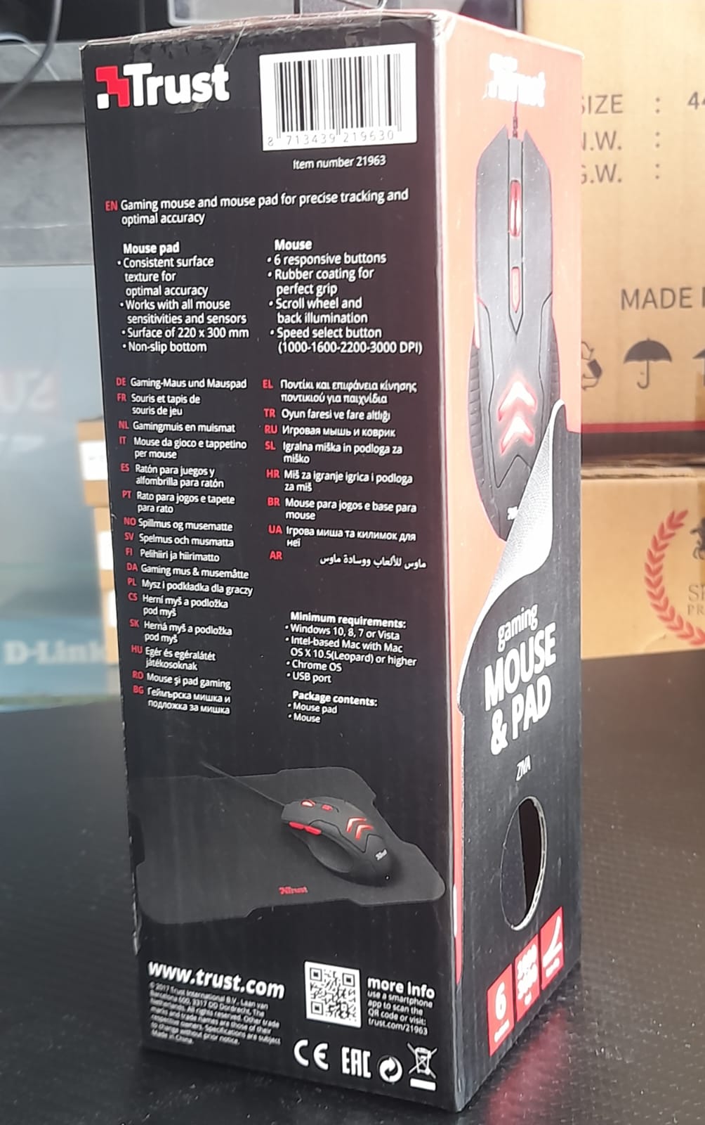 MOUSE & PAD GAMING TRUST ZIVA - Imagen 2