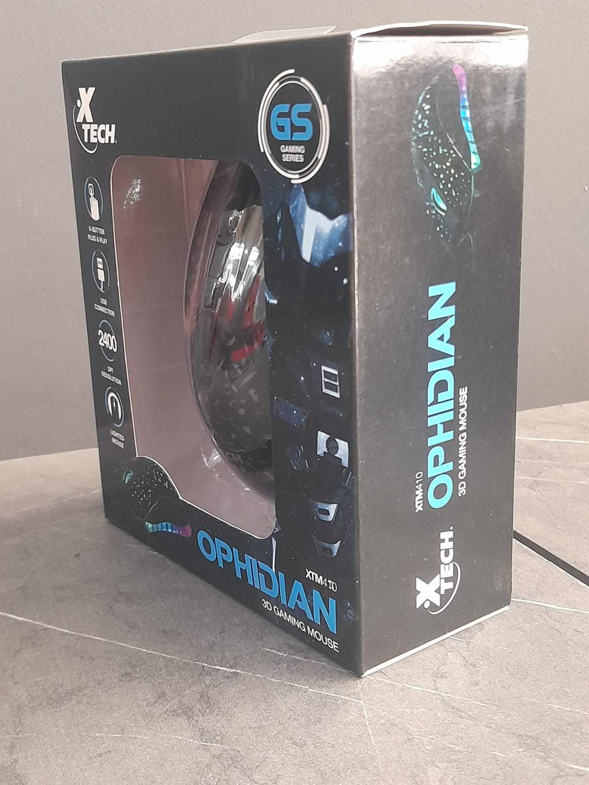 MOUSE CON CABLE XTECH OPHIDIAN (MODELO XTM-410) - Imagen 2