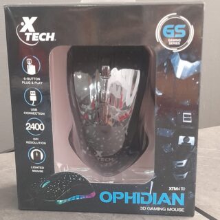 MOUSE CON CABLE XTECH OPHIDIAN (MODELO XTM-410)