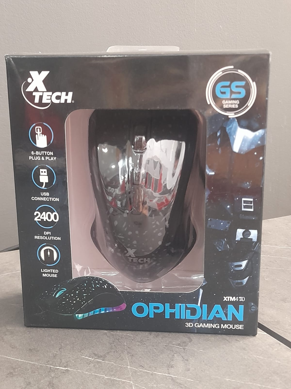 MOUSE CON CABLE XTECH OPHIDIAN (MODELO XTM-410)