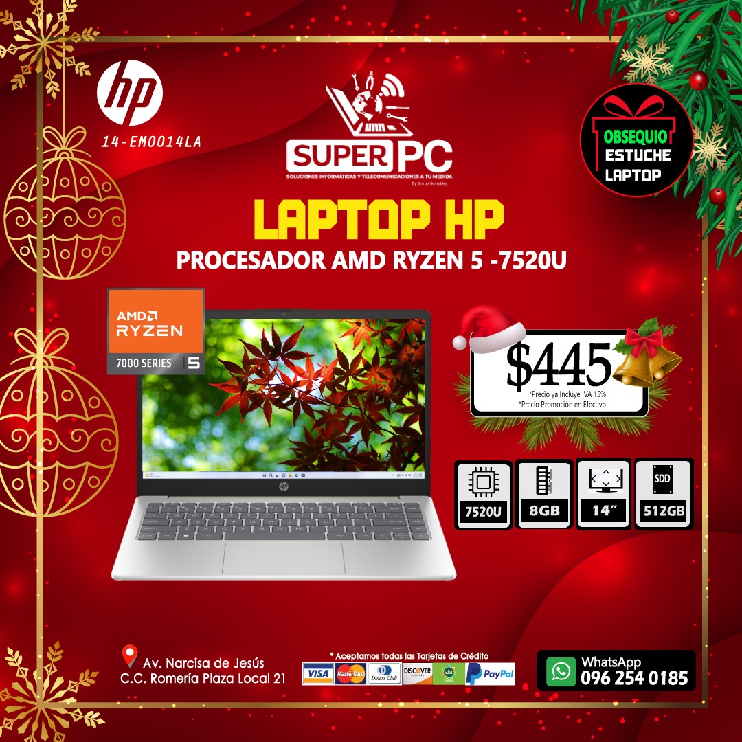 LAPTOP HP 14-EM0014LA