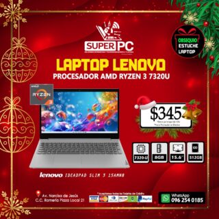 LAPTOP LENOVO IDEADPAD SLIM 3 15AMN8